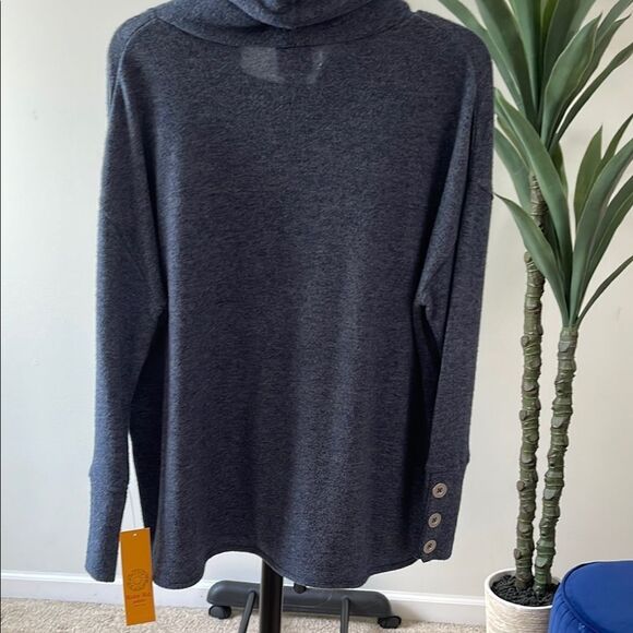 Ruby Rd Cowl Neck Sweater Soft Knit Petite Large - Picture 6 of 6